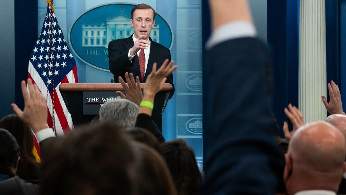 Rzecznik Białego Domu Jake Sullivan (Photo by SAUL LOEB / AFP)SAUL LOEB