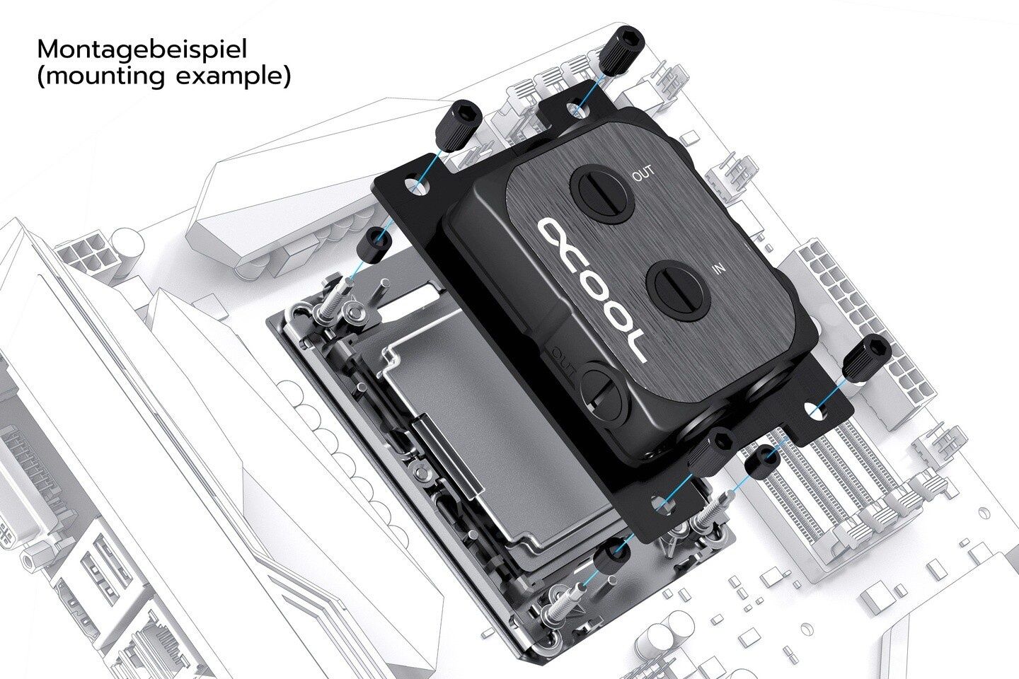 Alphacool rozdaje montaże pod swoje układy chłodzenia cieczą. Tak się ...