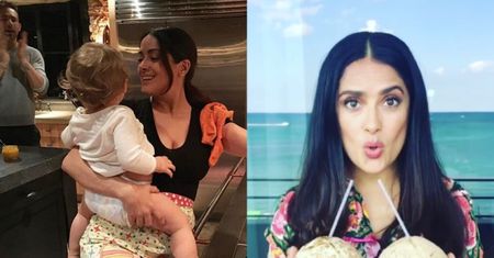 Salma Hayek została NIANIĄ w domu Ryana Reynoldsa! "Kiedy przyjaciele zapraszają cię na obiad, a kończysz robiąc wszystko za nich"