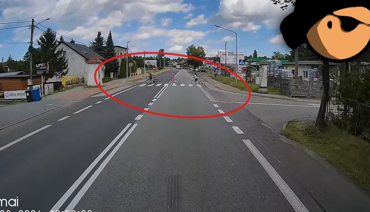 Szli z rowerami przez pasy. I nagle coś takiego. Ujęcia z Zawiercia