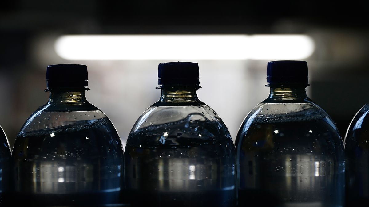 Fizzy drinks on the production line at the Refresco soft-drink bottling factory in Kegworth, U.K., on Tuesday, Oct. 5, 2021. PAI Partners is considering options for Refresco, including a possible initial public offering that could value the bottling business at about $6 billion, according to people familiar with the matter. Photographer: Darren Staples/Bloomberg via Getty Images