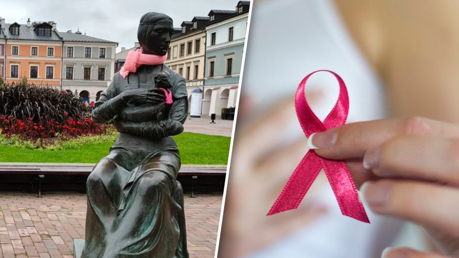 Szaliczki na zamojskich rzeźbach