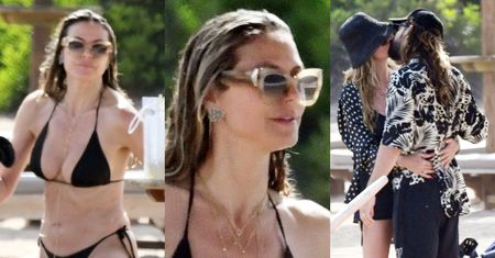 Beztroska Heidi Klum całuje się z młodszym o 16 lat Tomem Kaulitzem, po czym opala się TOPLESS (ZDJĘCIA)