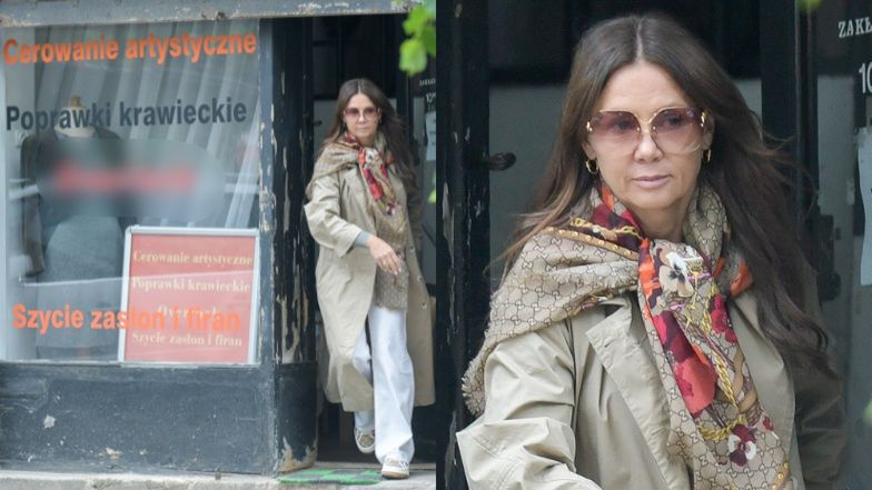 Kinga Rusin wróciła do Polski. Przyłapali ją paparazzi