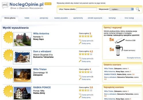 NoclegOpinie.pl - gdzie nocować, a gdzie nie 2