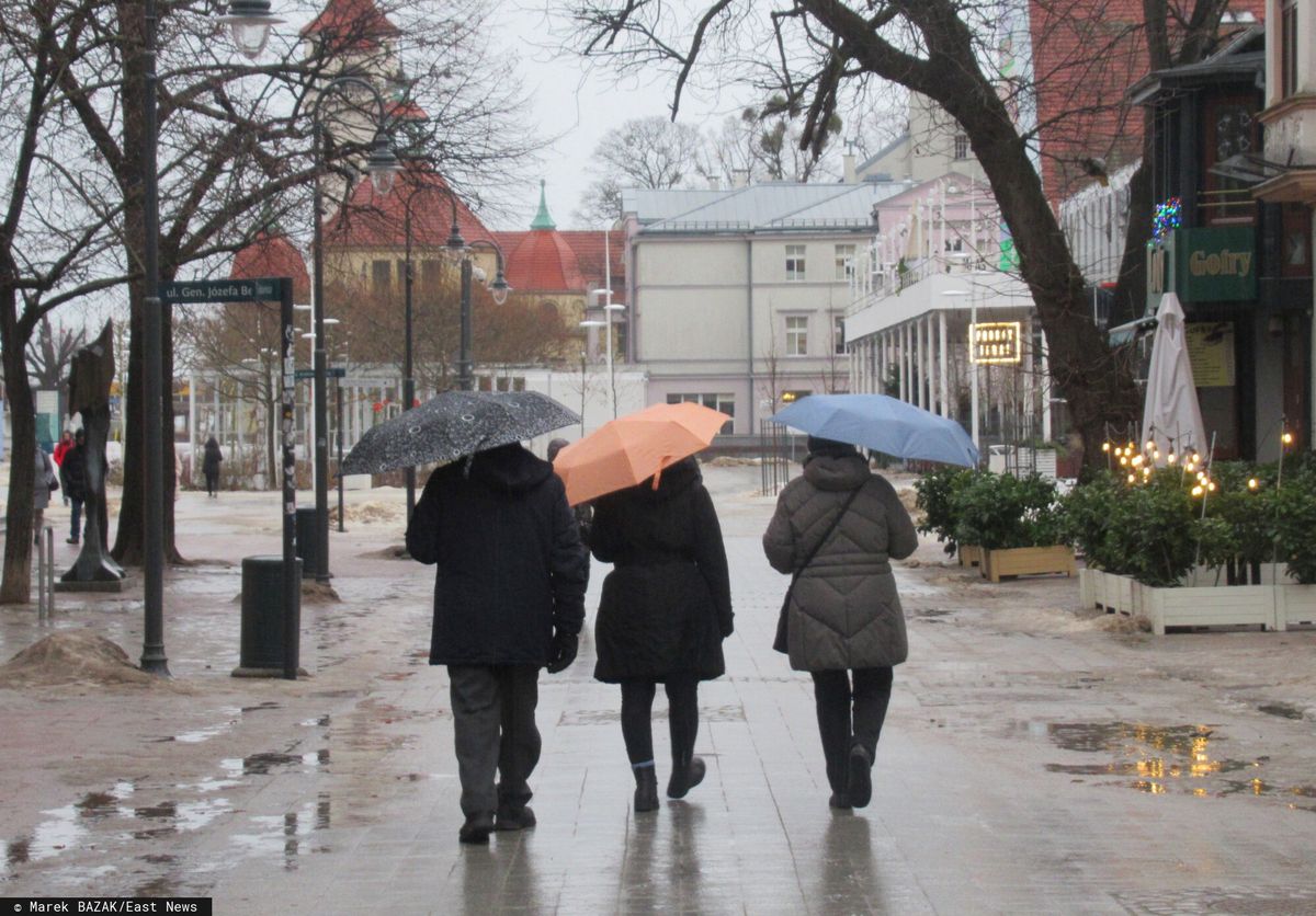 Opady deszczu w całej Polsce