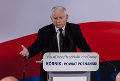 Kaczyński w Kórniku. Problemy? To wina PO i Tuska