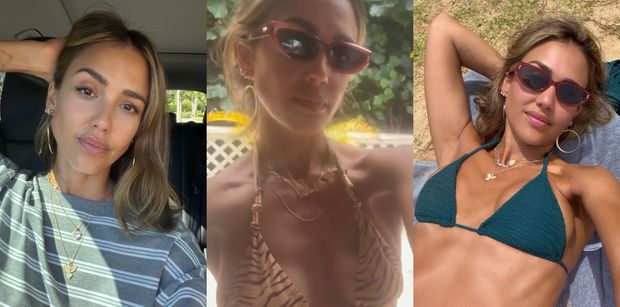 Jessica Alba pokazuje, jak wyglądał jej babski wyjazd z koleżankami. Zażywała słonecznych kąpieli w SKĄPYM BIKINI (ZDJĘCIA)
