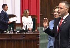 Przysięga Karola Nawrockiego. Nagranie z Sejmu