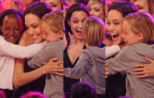 Angelina z dziećmi na Kids Choice Awards! (ZDJĘCIA)