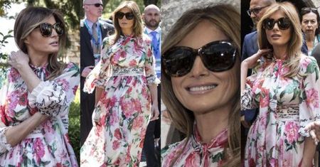 Melania Trump w sukience za 14 tysięcy złotych
