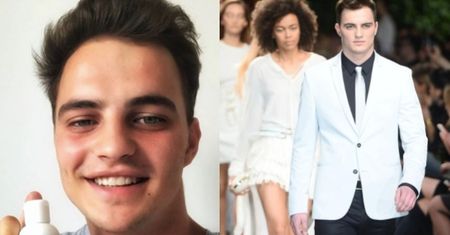 Patryk Grudowicz z "Top Model" osiągnął szczyt kariery: reklamuje płyn do higieny intymnej