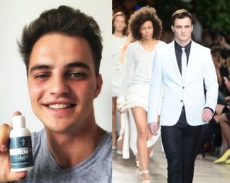 Patryk Grudowicz z "Top Model" osiągnął szczyt kariery: reklamuje płyn do higieny intymnej