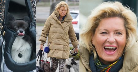 Zafrapowana Ewa Kasprzyk z Shakirką spieszy się do "Pytania na śniadanie" (ZDJĘCIA)