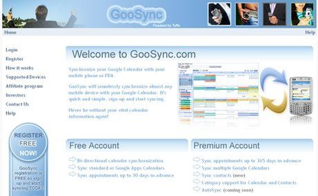 GooSync - synchronizacja danych z komórką 1