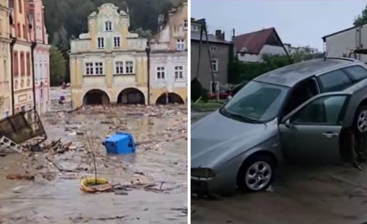 Tak zalewało Lądek-Zdrój. Nagrano wszystko