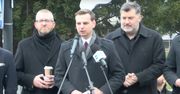 Protest pod Sejmem. Braun przypomniał słowa o Niedzielskim