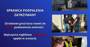 Koło: 33-latek podejrzany o podpalenie przy galerii handlowej zatrzymany