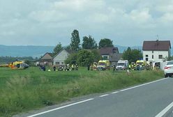 Wypadek autobusu z dziećmi. Są ranni