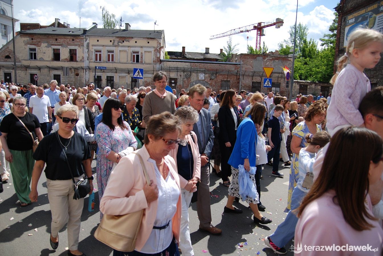 Miejska procesja Bożego Ciała przeszła ulicami Włocławka