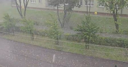 Potężna burza na Śląsku. Grad spustoszył Bytom