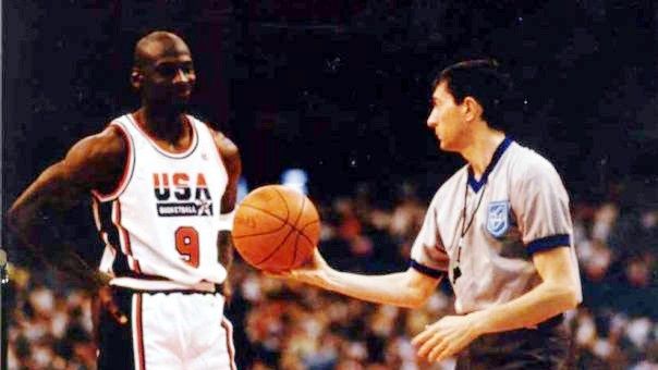 Michael Jordan w meczu reprezentacji USA