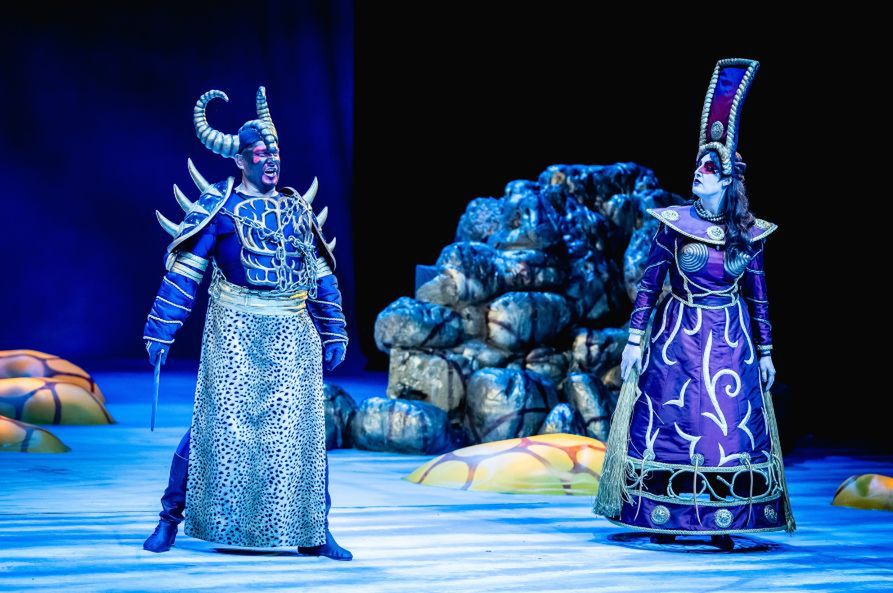 Stanislav Kuflyuk (Amonasro) I Gosha Kowalinska (Amneris) © Maciej Zakrzewski