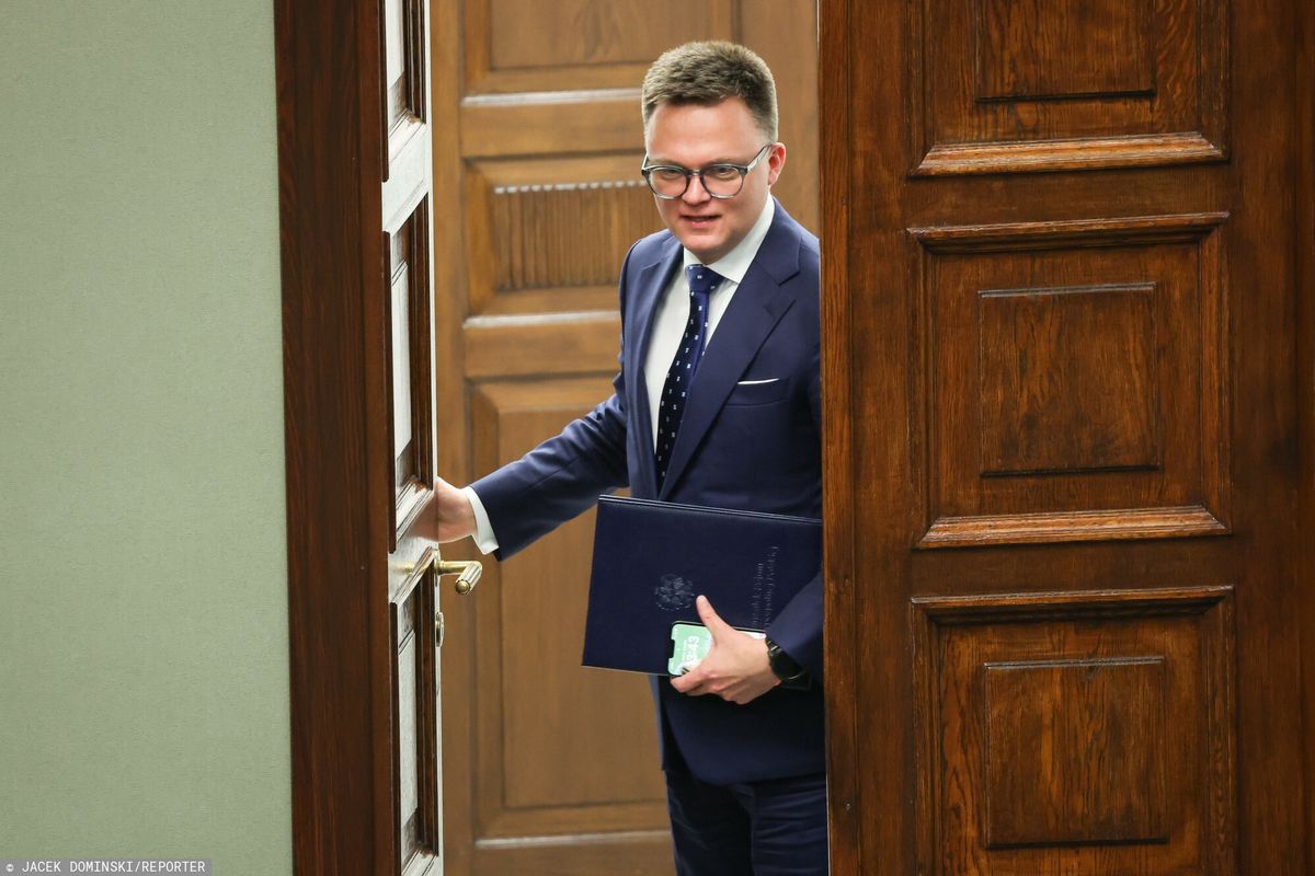 Prezydencki projekt w Sejmie. Zareagował marszałek Hołownia
