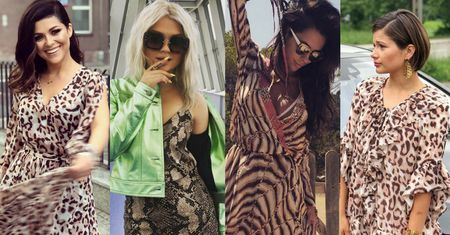 Z czym nosić sukienkę w zwierzęce wzory?