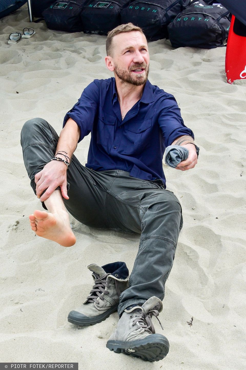Przemysław Kossakowski na Mistrzostwach Polski w Kitesurfingu
