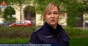 Policja zaprasza maturzystów. Z błędem w filmie