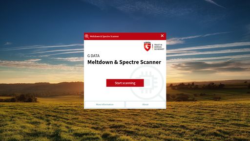G Data Meltdown & Spectre Scanner
