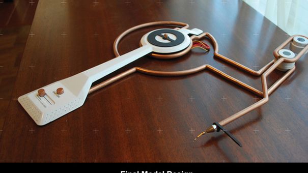 Megaminimalistyczny gramofon 1