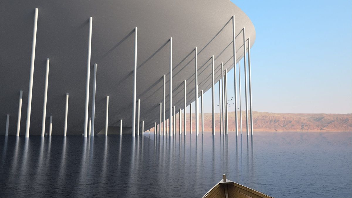 "Pływające miasto zmarłych". Architekt chce oddać hołd zmarłym na COVID-19 1