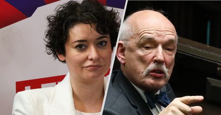 Odlot Korwin-Mikkego. Żukowska krótko skomentowała. Padł wulgaryzm