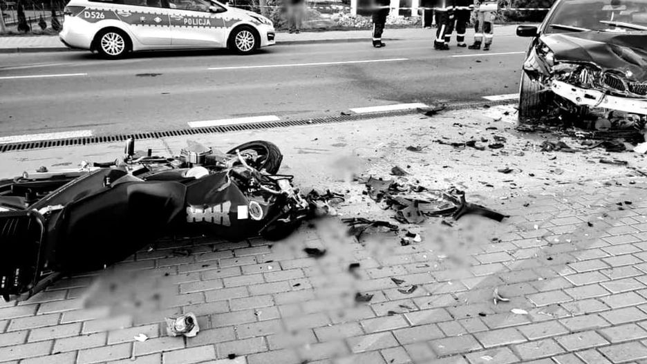 W wypadku zginął 44-letni policjant