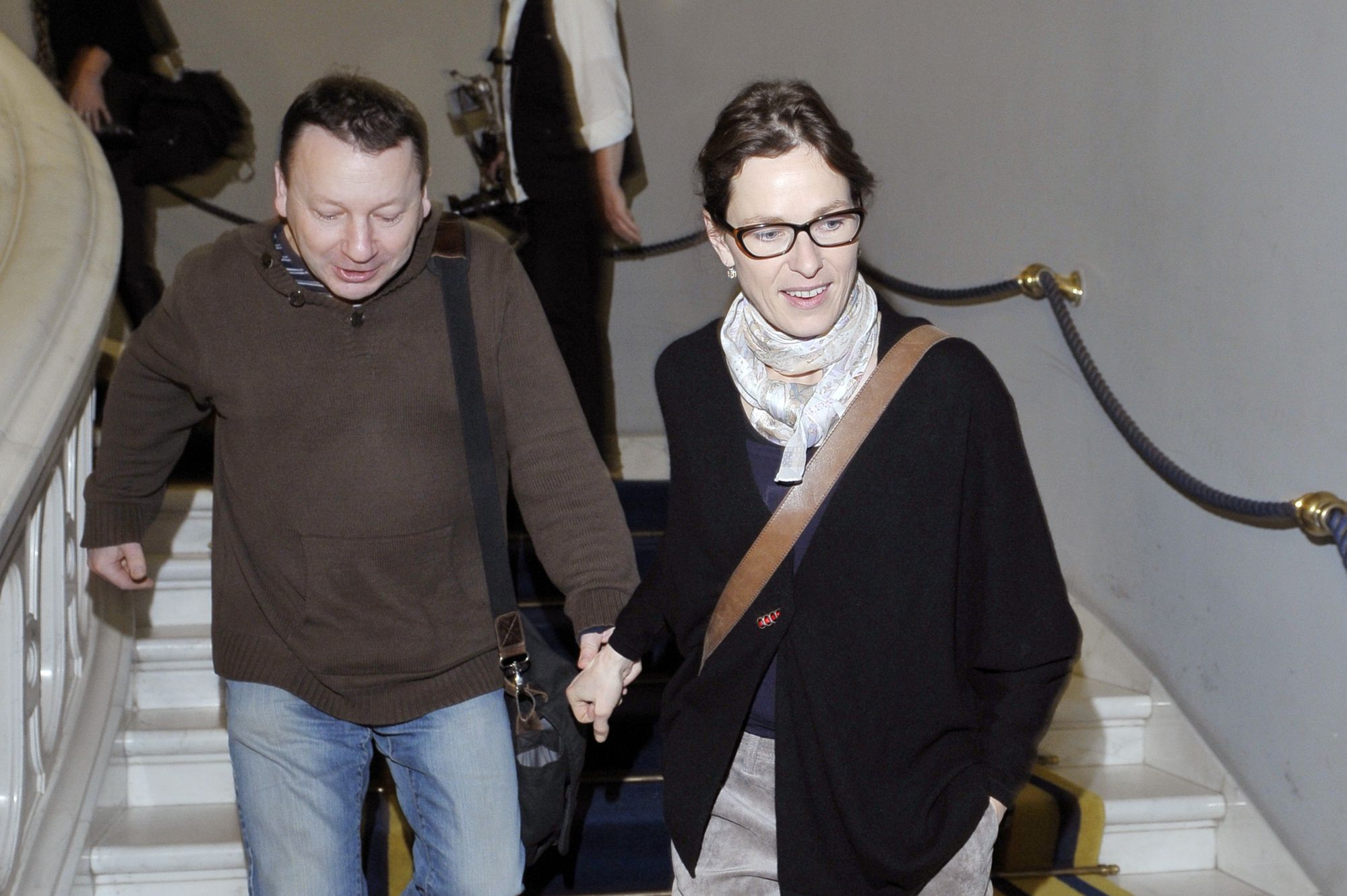 Zbigniew Zamachowski i Aleksandra Justa