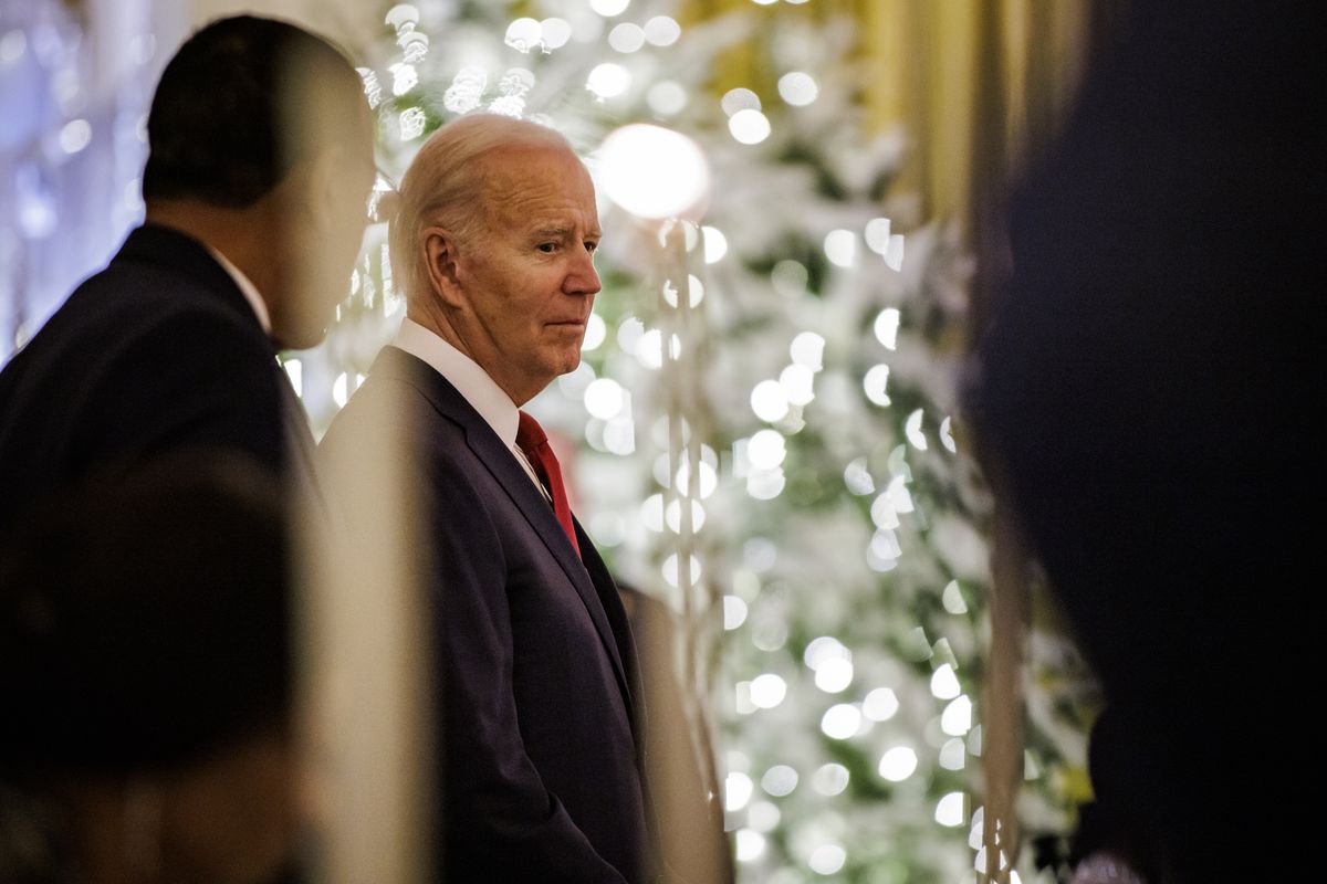 Prezydent USA Joe Biden (Photo by Samuel Corum/Getty Images)