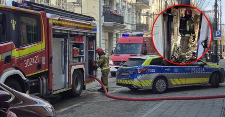Wbiegła do płonącego budynku. Uratowała 79-latka i zemdlała