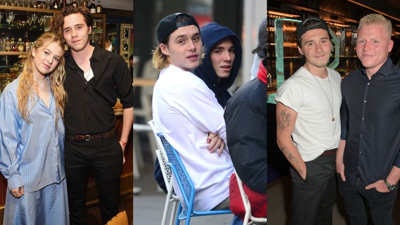 Brooklyn Beckham ze starymi przyjaciółmi