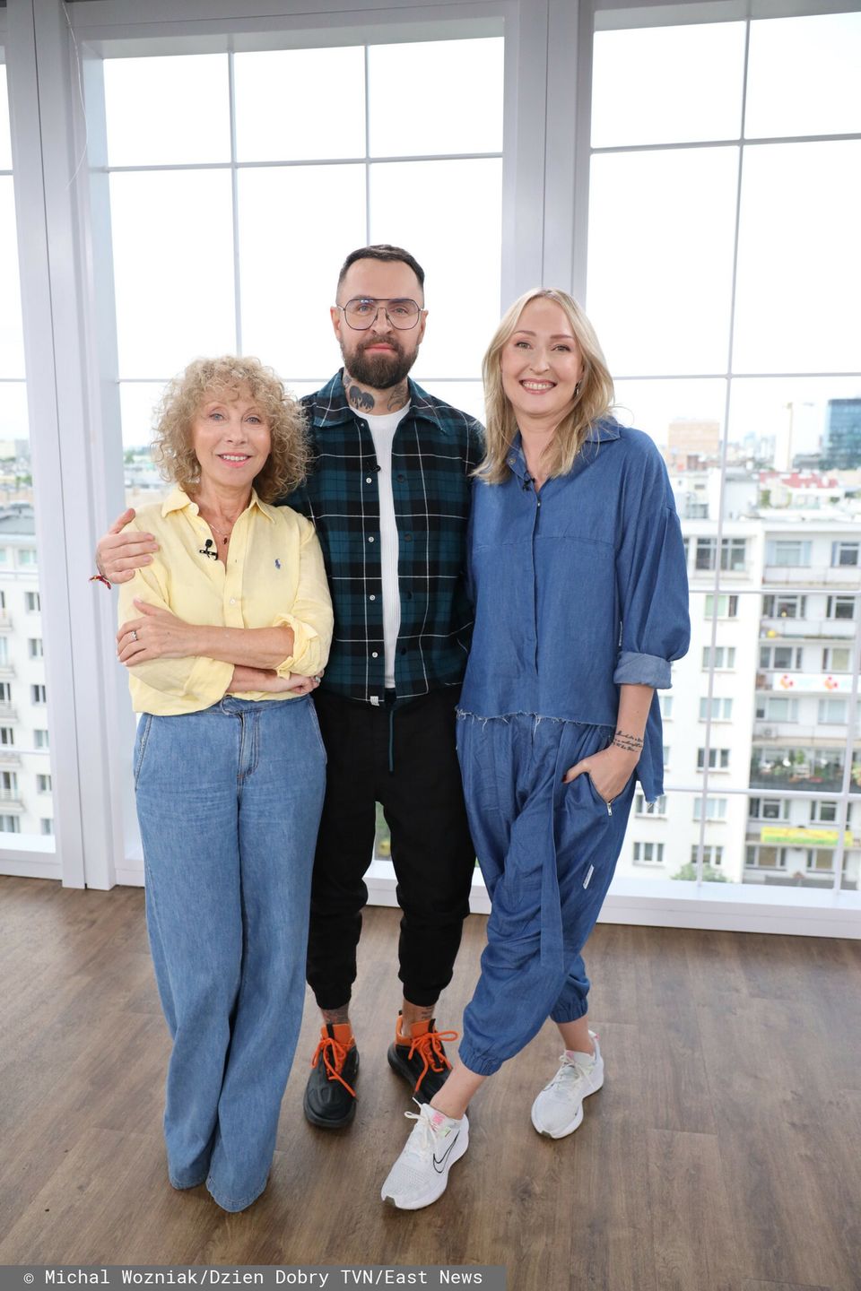 Łukasz Urbański z Alicją Majewską i Anitą Lipnicką