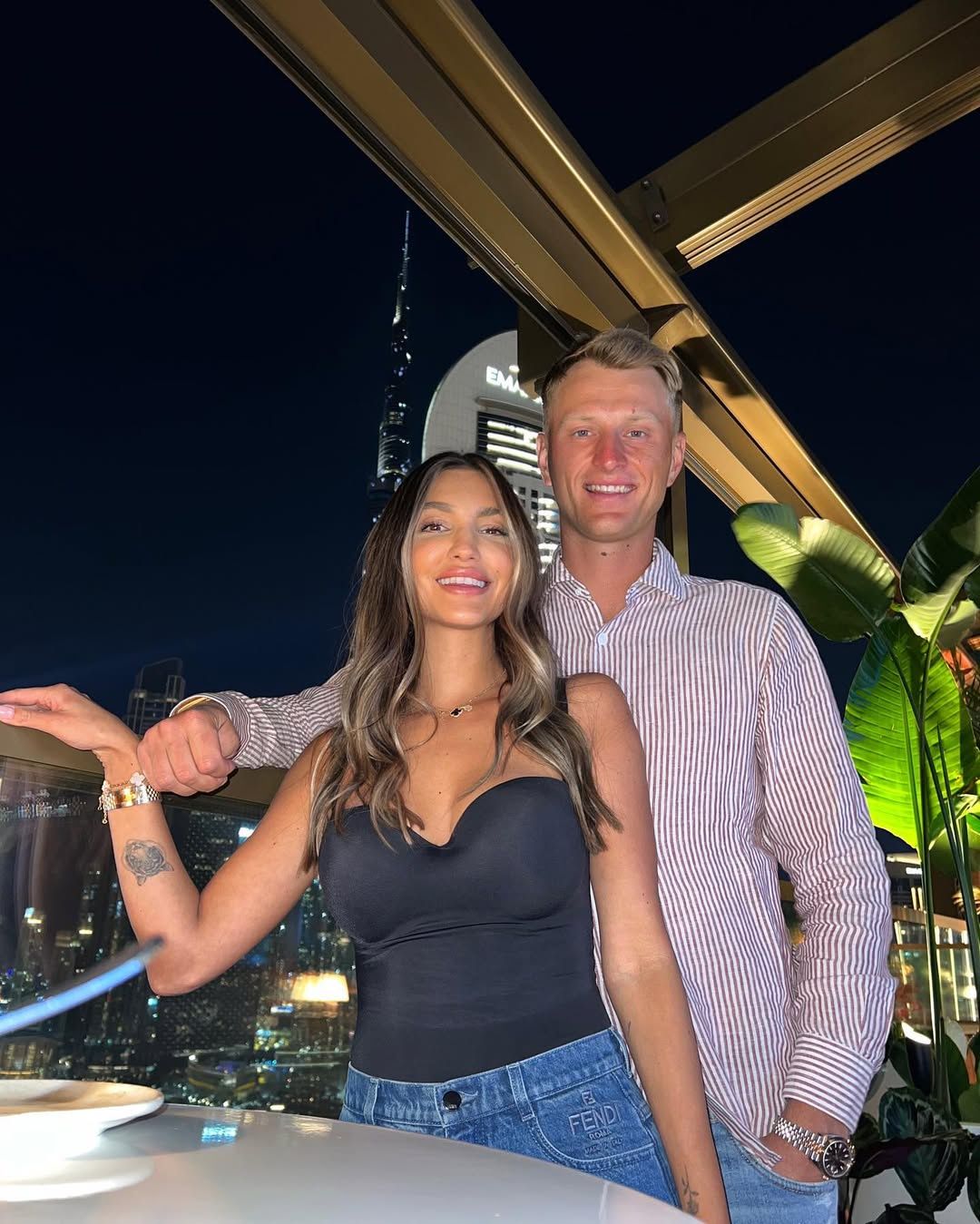 Adrian Meronk z narzeczoną