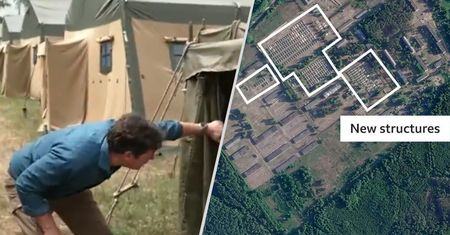 Reporter CNN zajrzał do "namiotów wagnerowców" w Białorusi