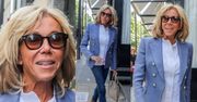 Uradowana Brigitte Macron spaceruje ulicami Paryża (ZDJĘCIA)