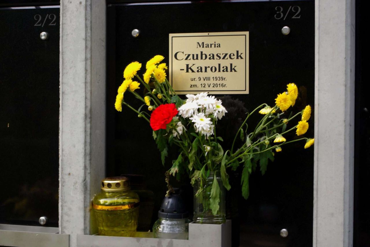 Maria Czubaszek - grób na Cmentarzu Wojskowym na Powązkach