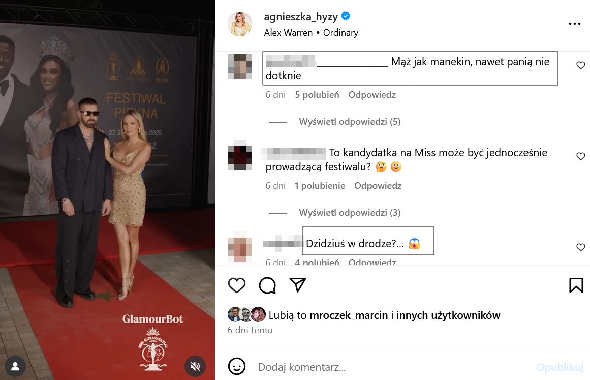 Agnieszka Hyży reaguje na uszczypliwe komentarze