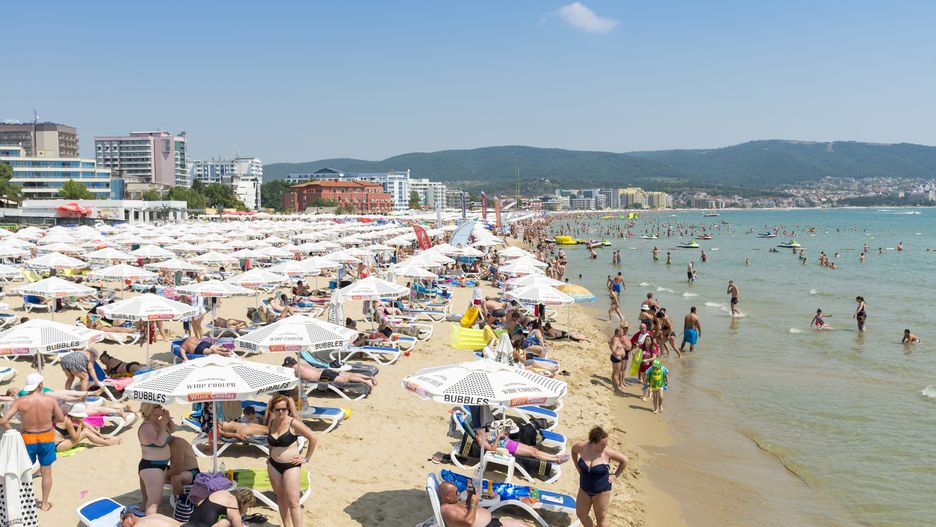 Parasols on Sunny Beach
Parasols and sun loungers on the beach at the Sunny Beach resort on the Black Sea coast, Bulgaria. (Photo by: Alex Segre/UCG/Universal Images Group via Getty Images)
UCG
beaches, blue sky, bulgarian, coast, coastal, eastern, european, holiday, in, outdoor, outside, resort, scene, seaside, sunny beach, sunshine, vacation