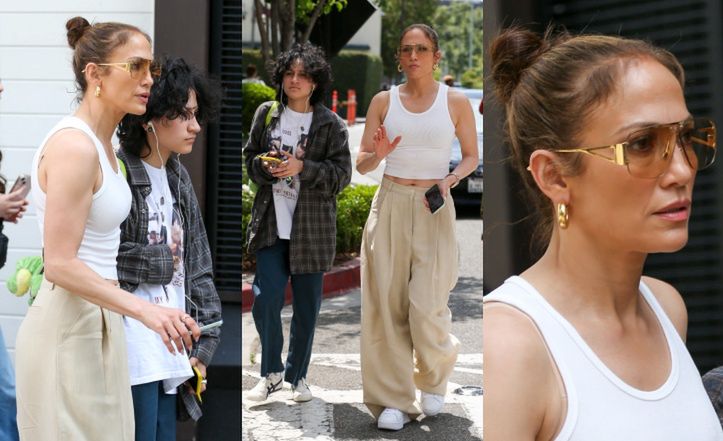 Wściekła Jennifer Lopez BŁAGA fotografów, by dali jej spokój podczas zakupów z córką (WIDEO)
