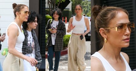 Wściekła Jennifer Lopez BŁAGA fotografów, by dali jej spokój podczas zakupów z córką (WIDEO)