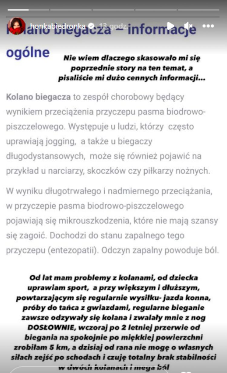 Honorata Skarbek otwiera się na temat problemów ze zdrowiem